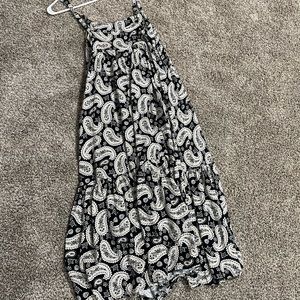 CJLA- Black Paisley Maxi Dress